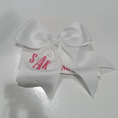 BLOOPER KIDS: Monogrammed Girls Hair Bow