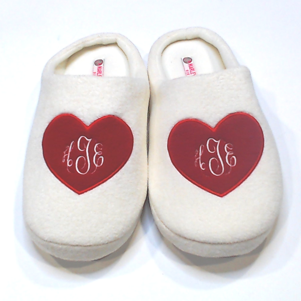 BLOOPER SHOES: Monogrammed Slippers