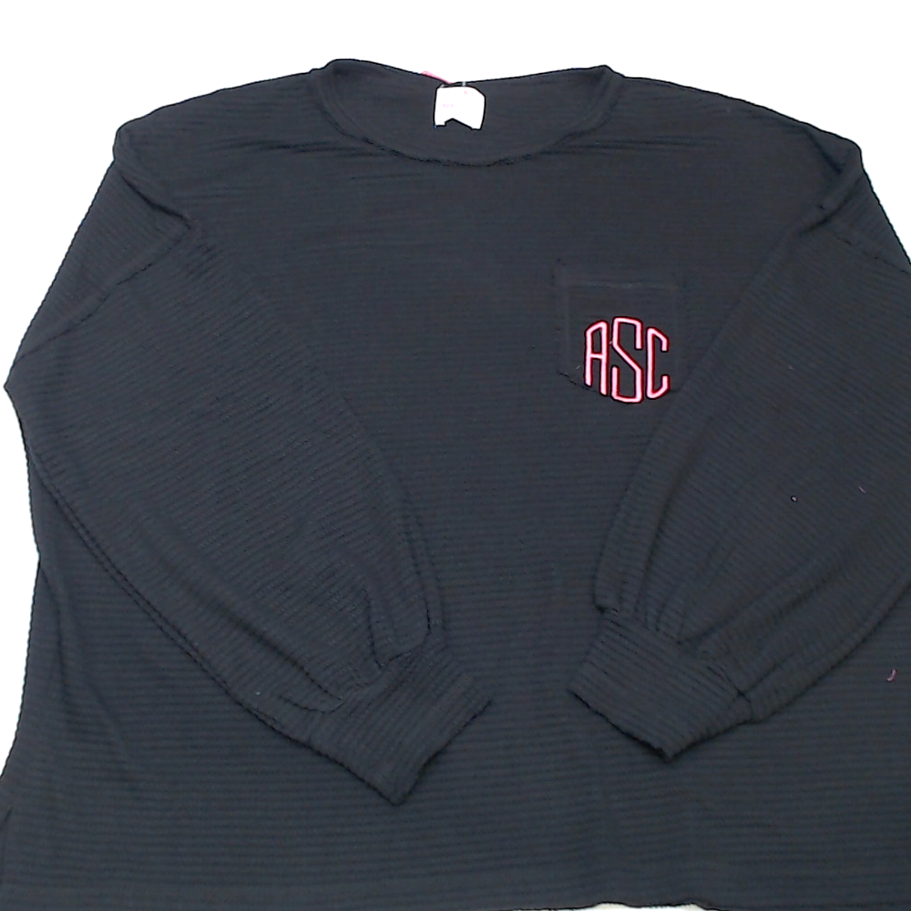 BLOOPER CLOTHING: Monogrammed Waffle Shirt
