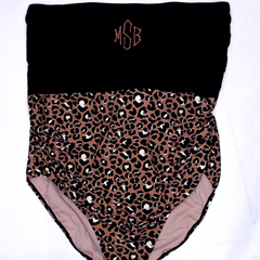 BLOOPER SWIM: Monogrammed One Piece Bathing  Suit