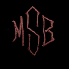 BLOOPER SWIM: Monogrammed One Piece Bathing  Suit