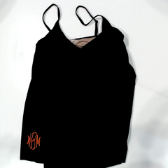 BLOOPER SWIM: Monogrammed Ruched Tankini