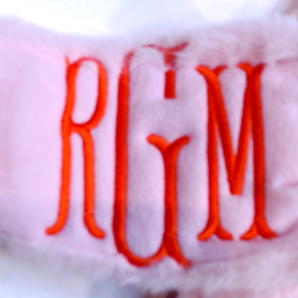 BLOOPER KIDS: Monogrammed Bunny Easter Basket