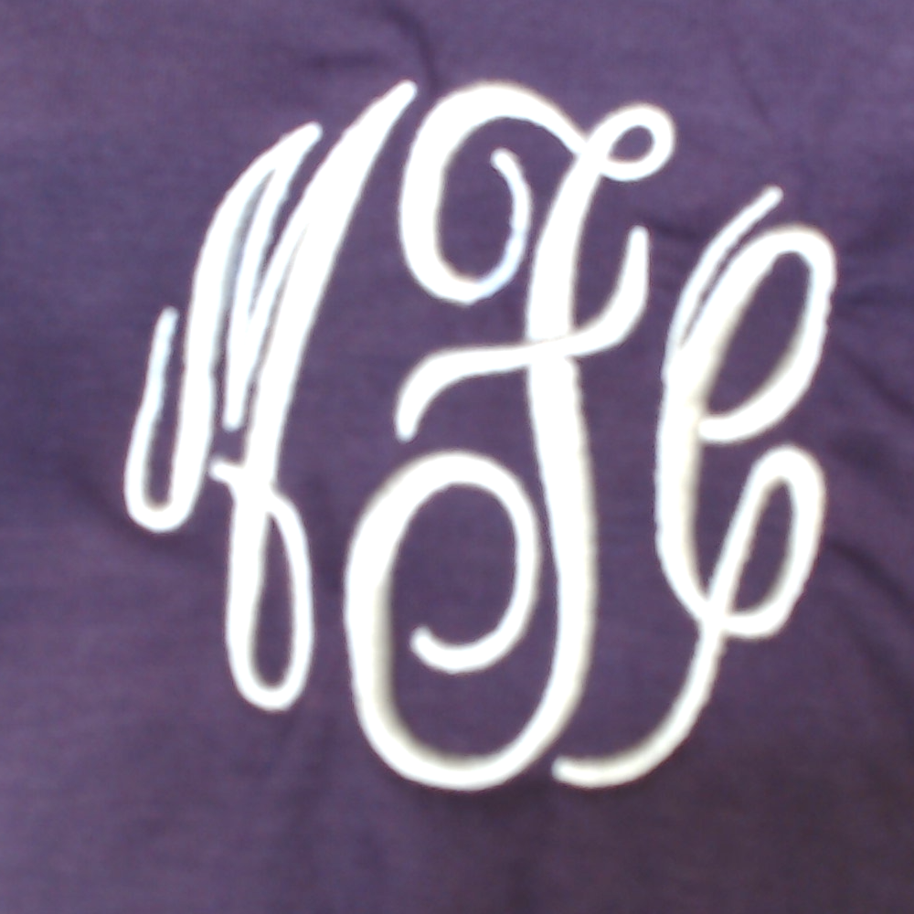 BLOOPER CLOTHING: Monogrammed Peplum Top
