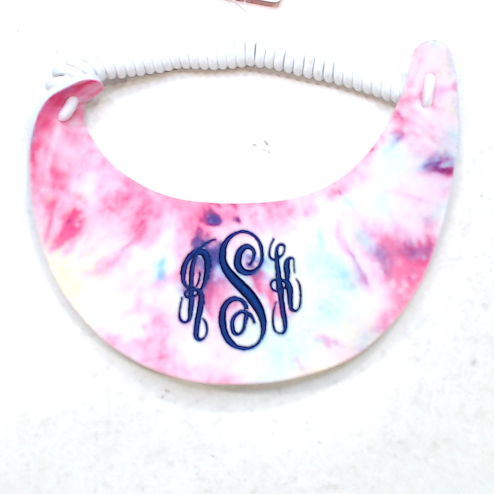 BLOOPER ACCESSORY: Monogrammed Bride Tribe Visor