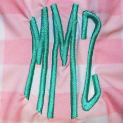 BLOOPER SWIM: Monogrammed Sarong