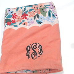 BLOOPER SWIM: Monogrammed Beach Towel