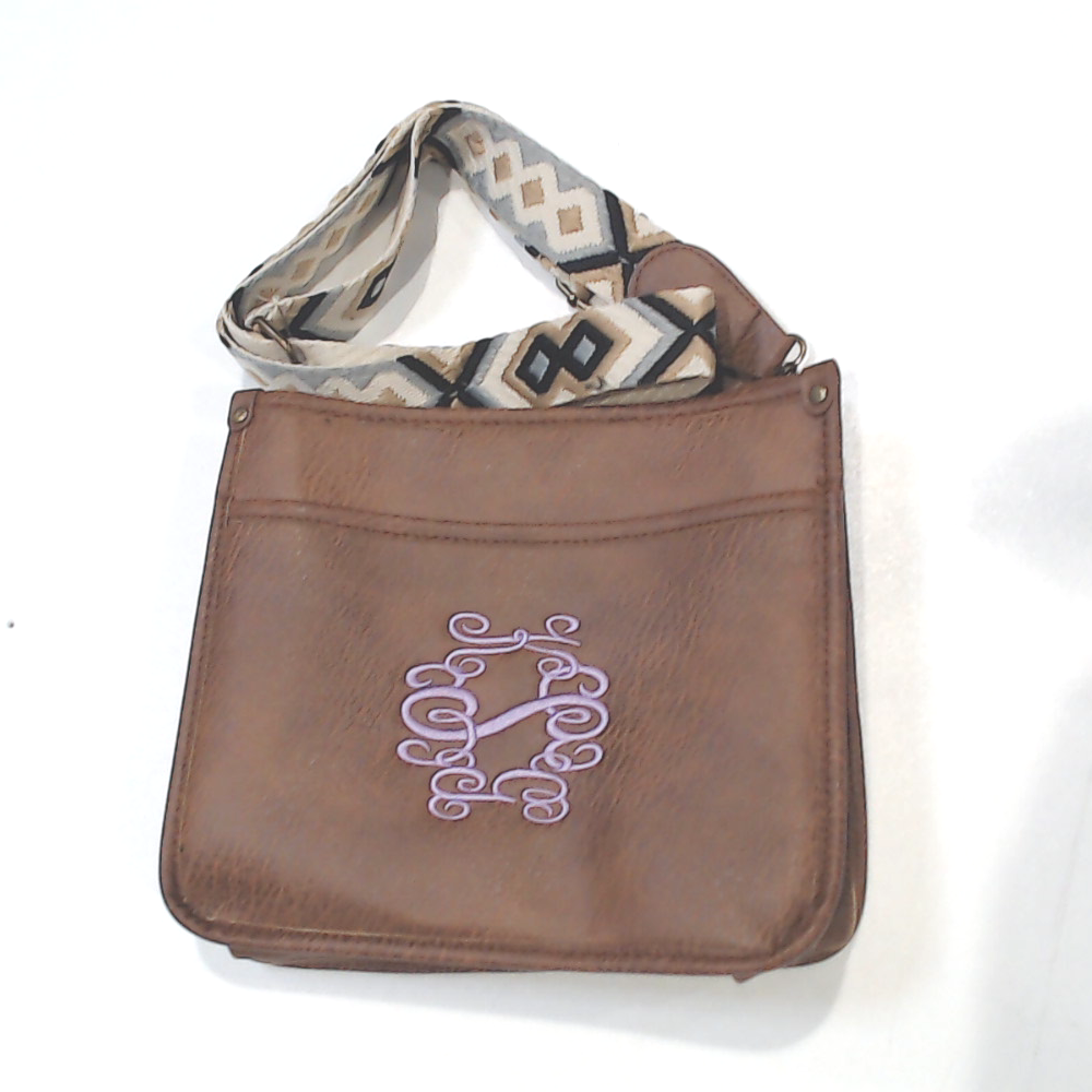 BLOOPER BAG: Monogrammed Saddlebag