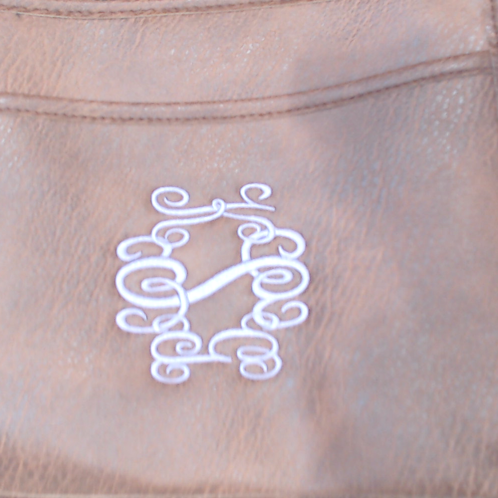 BLOOPER BAG: Monogrammed Saddlebag