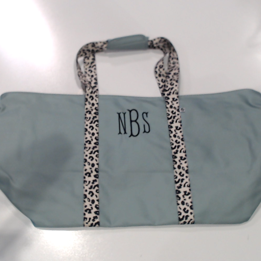 BLOOPER BAG: Monogrammed Extra Large Tote Bag