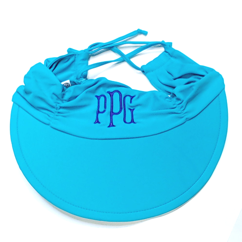 BLOOPER SWIM: Monogrammed Swim Visor