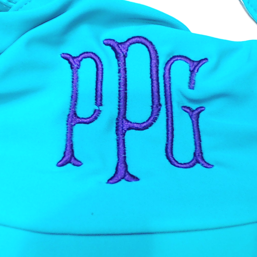 BLOOPER SWIM: Monogrammed Swim Visor