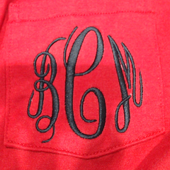 BLOOPER CLOTHING: Monogrammed Long Sleeve Shirt