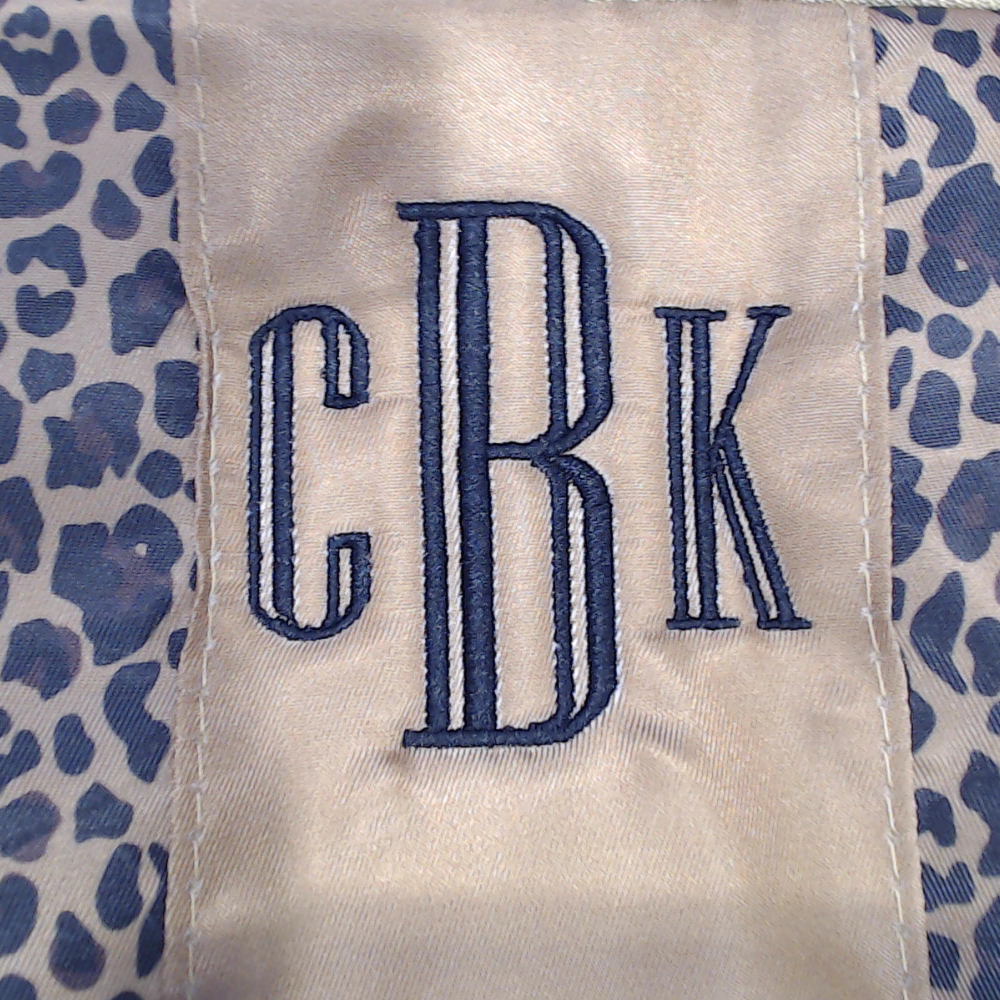 BLOOPER BAG: Monogrammed Tech Pouch Organizer