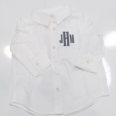 BLOOPER KIDS: Monogrammed Kids Button Down Tunic