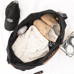 Monogrammed Classic Weekender Bag | Black