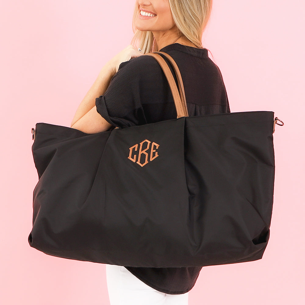 Monogrammed Classic Weekender Bag | Black