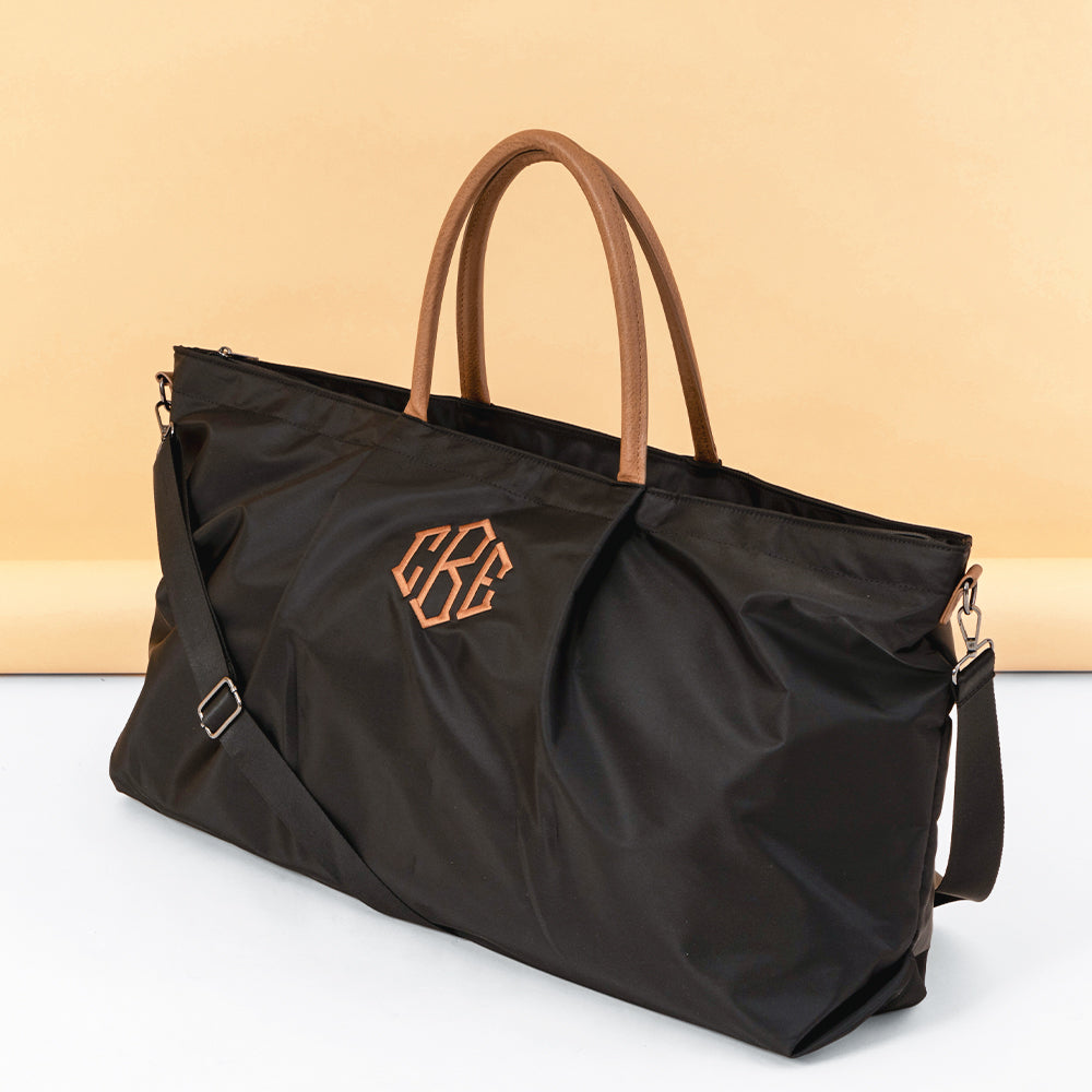 Monogrammed Classic Weekender Bag | Black