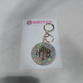 BLOOPER ACCESSORY: Monogrammed Confetti Key Ring