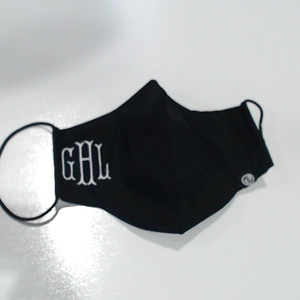 BLOOPER ACCESSORY: Monogrammed Face Mask