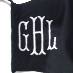 BLOOPER ACCESSORY: Monogrammed Face Mask