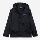 TCU Horned Frogs Lightweight Rain Jacket | Black