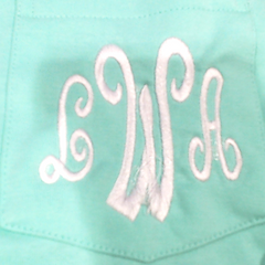 BLOOPER CLOTHING: Monogrammed Long Sleeve Shirt