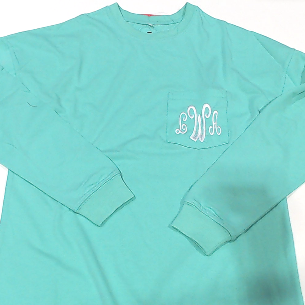 BLOOPER CLOTHING: Monogrammed Long Sleeve Shirt