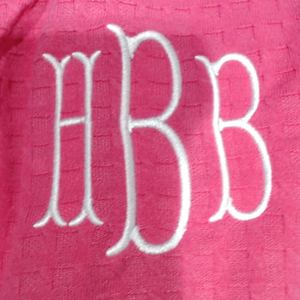 BLOOPER CLOTHING: Monogrammed Waffle Knit Pullover