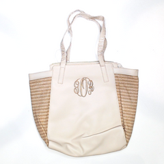 BLOOPER BAG: Monogrammed Seaside Tote