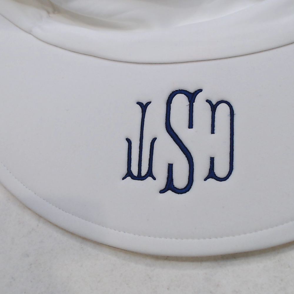 BLOOPER SWIM: Monogrammed Swim Visor