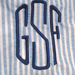 BLOOPER SWIM: Monogrammed Ruched Tankini