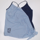 BLOOPER SWIM: Monogrammed Ruched Tankini