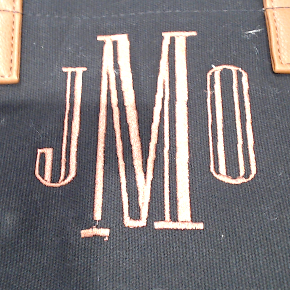 BLOOPER BAG: Monogrammed Upscale Weekender
