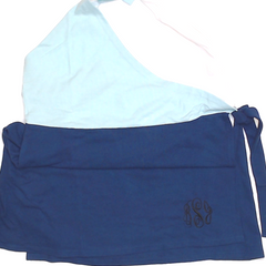 BLOOPER SWIM: Monogrammed Wrap Cover  Up
