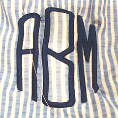 BLOOPER SWIM: Monogrammed Ruched Tankini