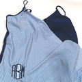 BLOOPER SWIM: Monogrammed Ruched Tankini