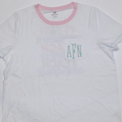 BLOOPER CLOTHING: Monogrammed Teacher Short Sleeve T-Shirt