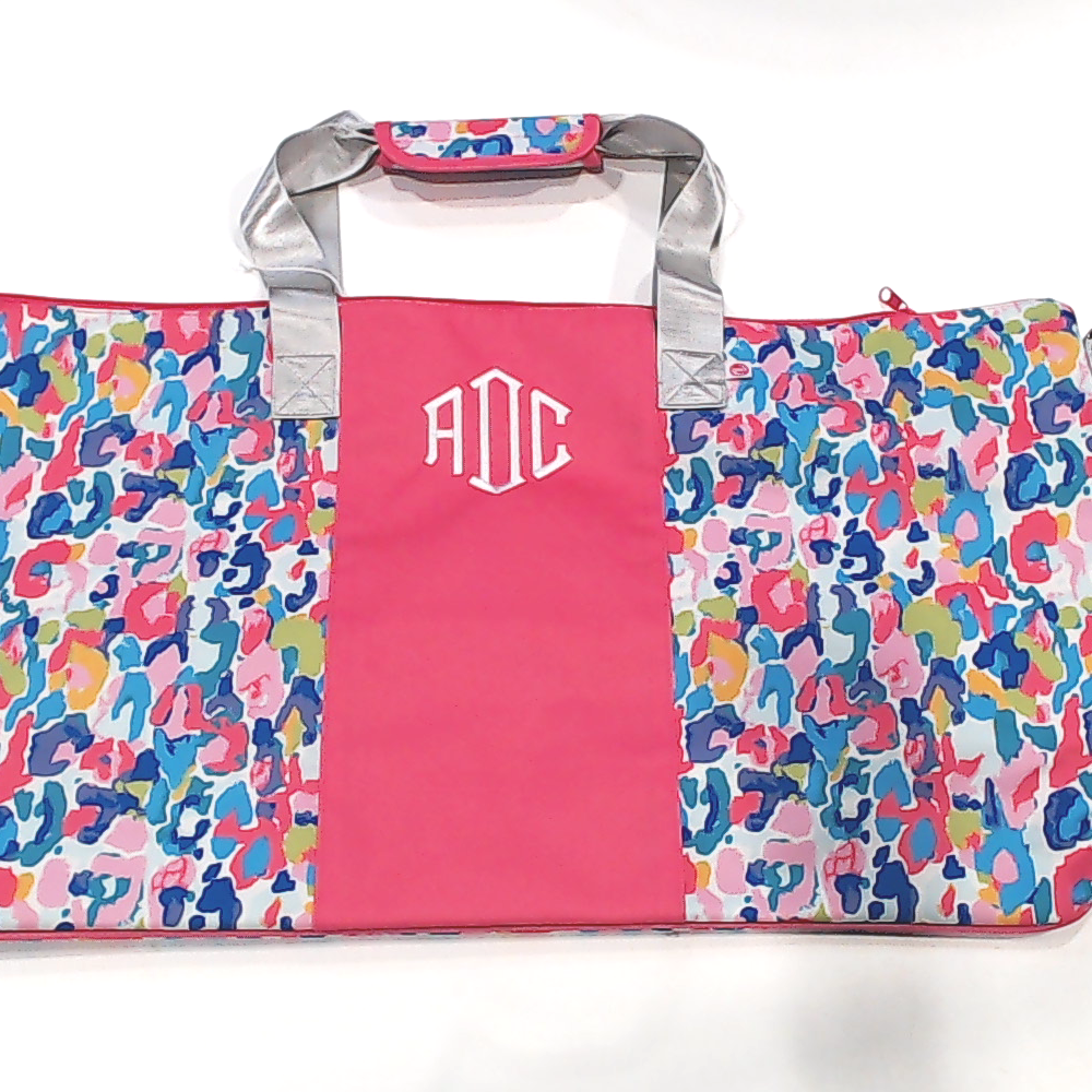 BLOOPER BAG: Monogrammed Weekend Bag