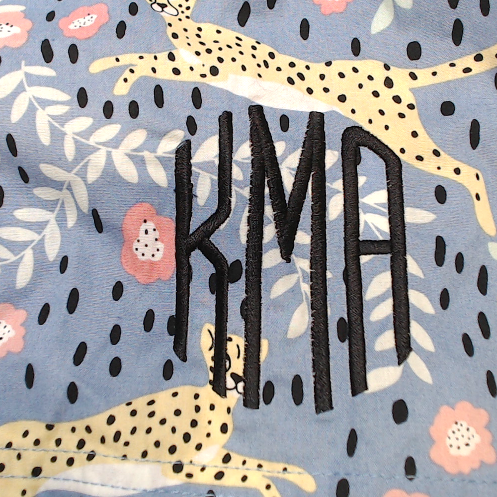 BLOOPER CLOTHING: Monogrammed Sleep Shorts