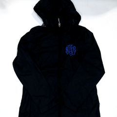 BLOOPER CLOTHING: Monogrammed Lightweight Rain Jacket