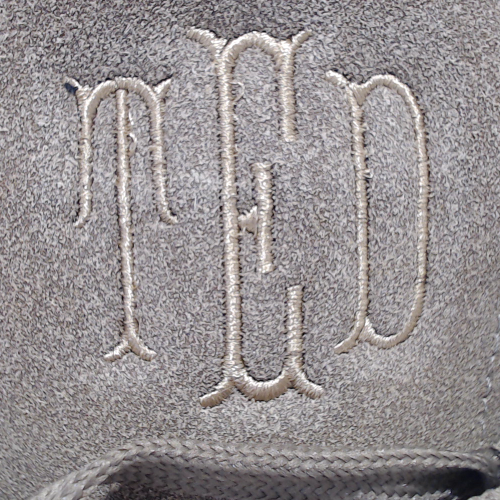 BLOOPER SHOES: Monogrammed High Top Sneakers
