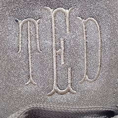 BLOOPER SHOES: Monogrammed High Top Sneakers