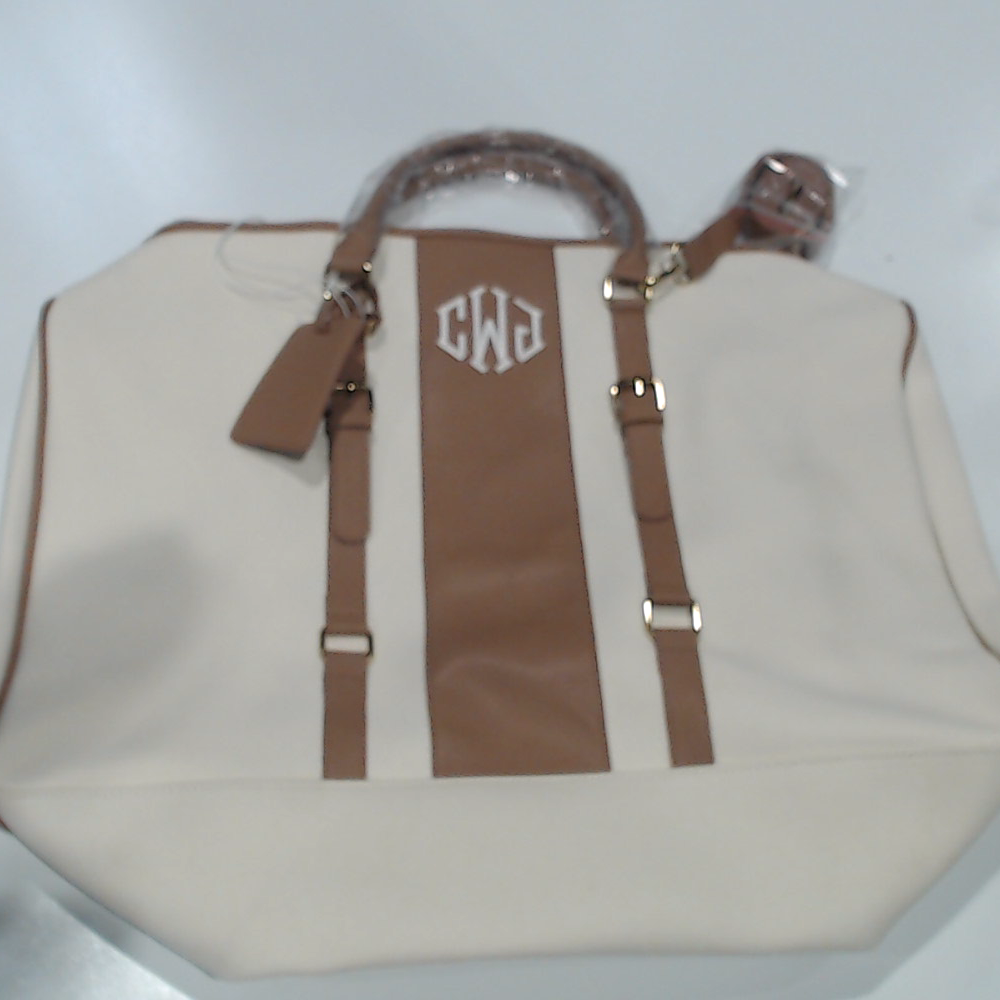 BLOOPER BAG: Monogrammed Weekender Bag