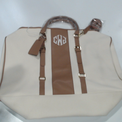 BLOOPER BAG: Monogrammed Weekender Bag