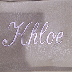 BLOOPER ACCESSORY: Monogrammed Bible Carrier