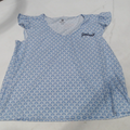 BLOOPER CLOTHING: Monogrammed Ruffle Pajama Top
