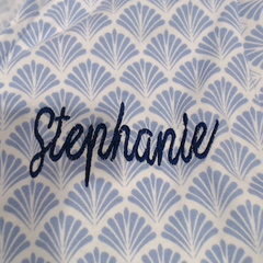 BLOOPER CLOTHING: Monogrammed Ruffle Pajama Top
