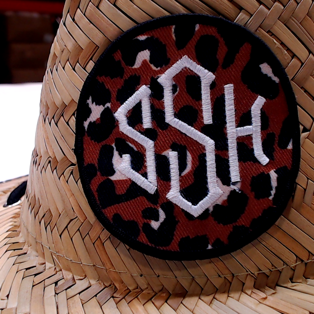 BLOOPER KIDS: Monogrammed Kids Straw Hat