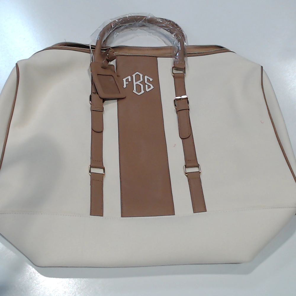 BLOOPER BAG: Monogrammed Weekender Bag